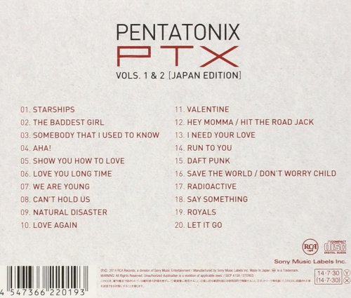 Pentatonix - PTX Vols. 1 & 2 (Japanese Edition) (2014)