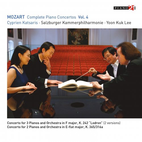 Salzburger Kammerphilharmonie, Yoon Kuk Lee, Cyprien Katsaris, Mari Ota, Eung-Gu Kim - Mozart: Complete Piano Concertos, Vol. 4 (Live - K. 242 & 365) (2020) [Hi-Res]