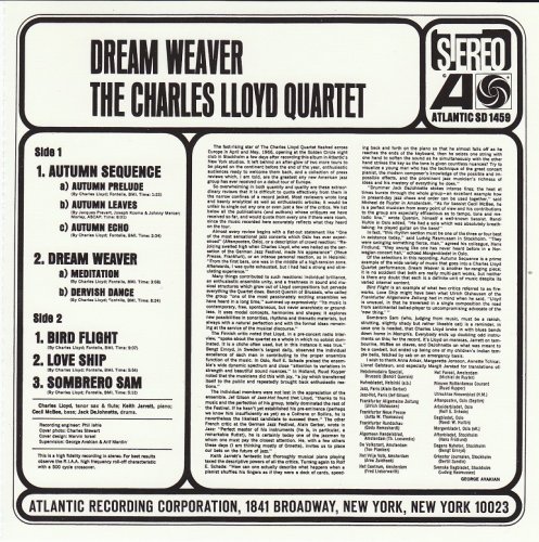 The Charles Lloyd Quartet - Dream Weaver (1966) [2012 Japan 24-bit Remaster] CD-Rip