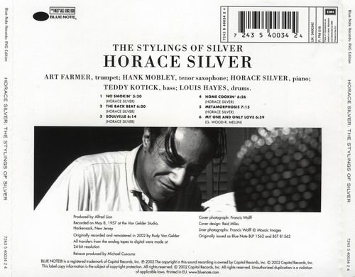 Horace Silver Quintet - The Stylings Of Silver (1957) {RVG Edition} CD Rip