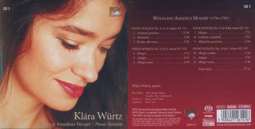 Klara Wurtz - Piano: Mozart, Schubert, Schumann, Rachmaninoff (2005) [5 × SACD]