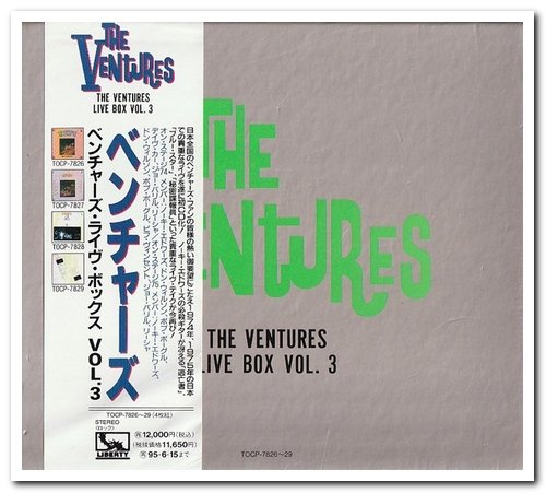 The Ventures - Live Box Vol. 3 [4CD Japanese Edition] (1993)