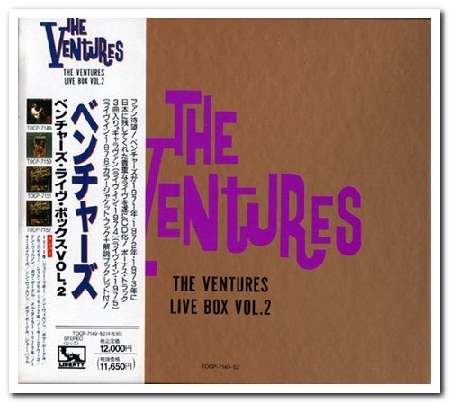 The Ventures - Live Box Vol. 2 [4CD Japanese Edition] (1992)