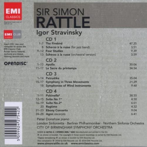 Simon Rattle - Stravinsky (2009)