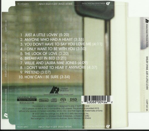 Shelby Lynne - Just A Little Lovin’ (2008/2012) [SACD]