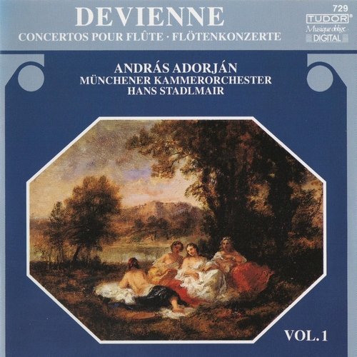 Andras Adorjan, Munchner Kammerorchester, Hans Stadlmair - Devienne – Flute Concertos (1992)