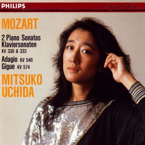 Mitsuko Uchida - Mozart: 2 Piano Sonatas - Klaviersonaten KV 330 & 333, Adagio KV 540 Gigue KV 574 (1985)