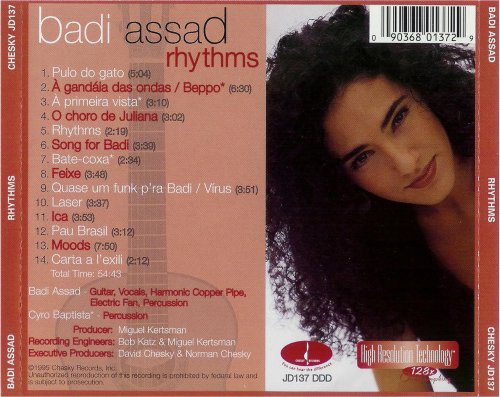 Badi Assad ‎– Rhythms (1995) FLAC