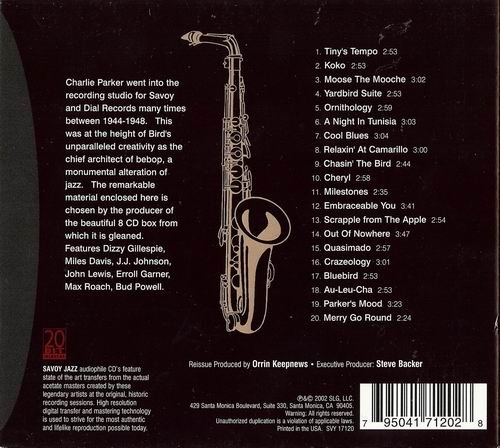 Charlie Parker - Best of the Complete Savoy & Dial Studio Recordings (2002)