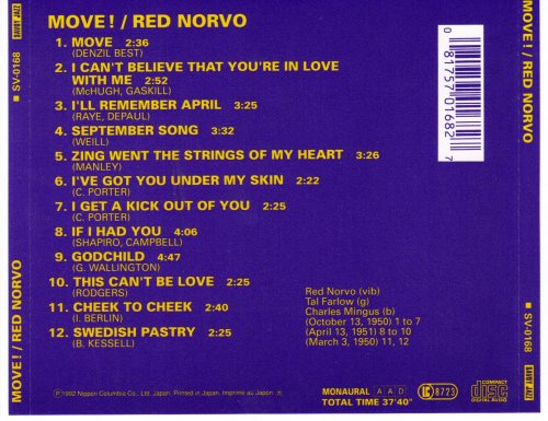 Red Norvo Trio - Move (1950/1992) CD-Rip