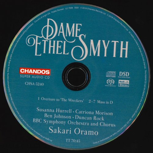 The BBC Symphony Orchestra feat. Sakari Oramo - Smyth: Mass in D Major & Overture to "The Wreckers" (2019) CD-Rip