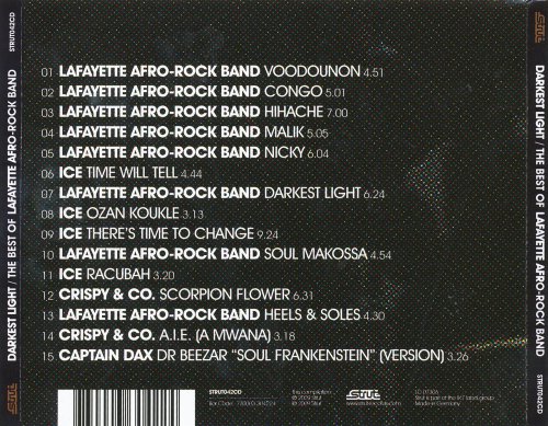 Lafayette Afro-Rock Band : Darkest Light - The Best Of Lafayette Afro-Rock Band (2009)