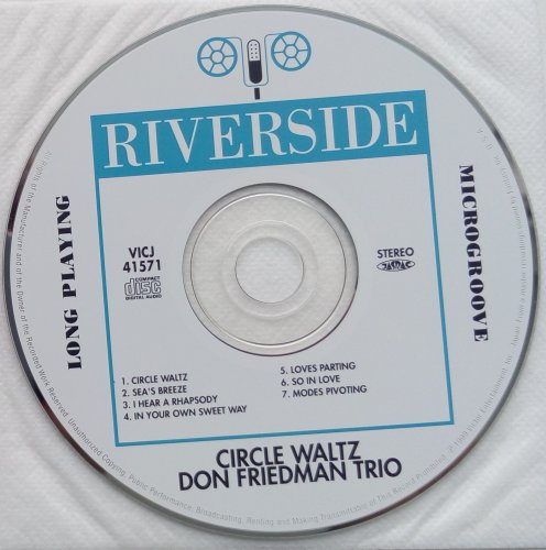 Don Friedman Trio  - Circle Waltz (1962) [2006 Jazz紙ジャケ十八番]