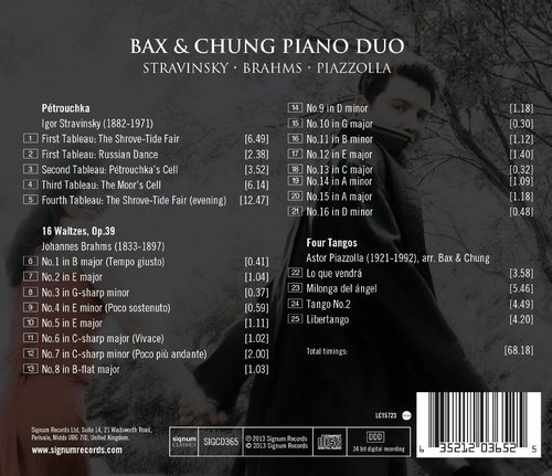 Alessio Bax, Lucille Chung - Bax & Chung Piano Duo: Stravinsky, Brahms, Piazzolla (2013)