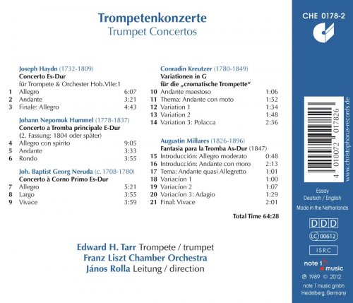 Edward Tarr - Haydn, Hummel & Others: Trumpet Concertos (2012/2020)