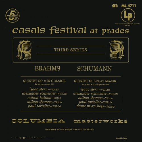 Isaac Stern - Brahms: Quintet No. 2 in G Major - Schumann: Quintet in E-Flat Major (Remastered) (2020) [Hi-Res]