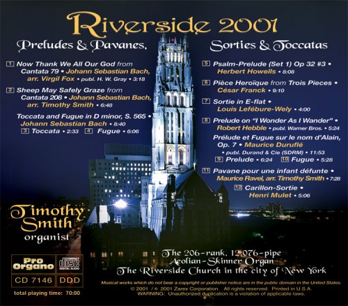 Timothy Smith - Riverside 2001 (2001/2020)