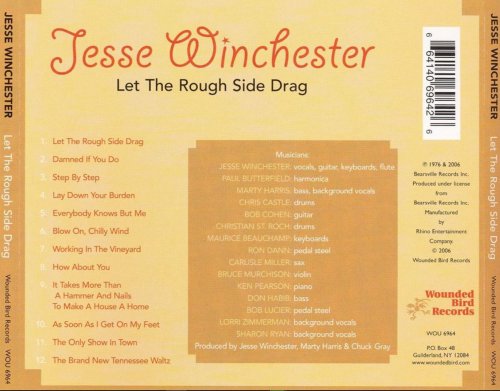 Jesse Winchester - Let The Rough Side Drag (Reissue) (1976/2006)