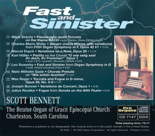 Scott Bennett - Fast and Sinister (2002/2020)