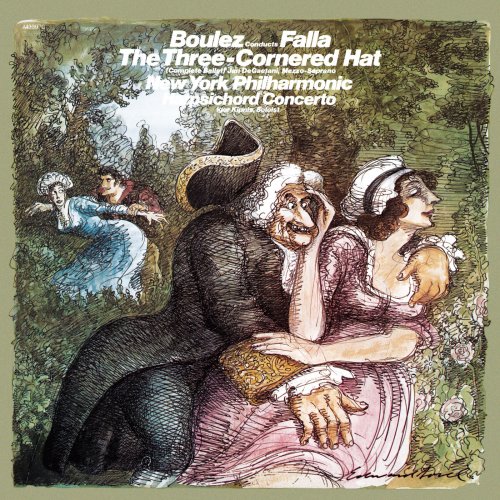 New York Philharmonic, Pierre Boulez - de Falla: The Three-Cornered Hat & Concerto for Harpsichord, Flute, Oboe, Clarinet, Violin and Cello (2020)