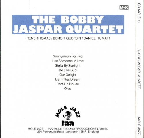 The Bobby Jaspar Quartet - Live at Ronnie Scott's (1962) [1989]