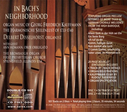 Delbert Disselhorst - In Bach's Neighborhood (2006/2020)