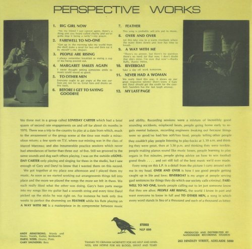 Andy Armstrong - Perspective Works (Korean Remastered) (1972/2011)