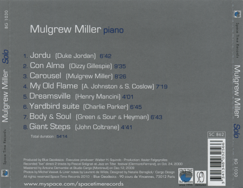 Mulgrew Miller - Solo (2000/2010) CD-Rip