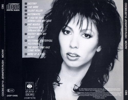 Jennifer Rush - Movin' (1985)