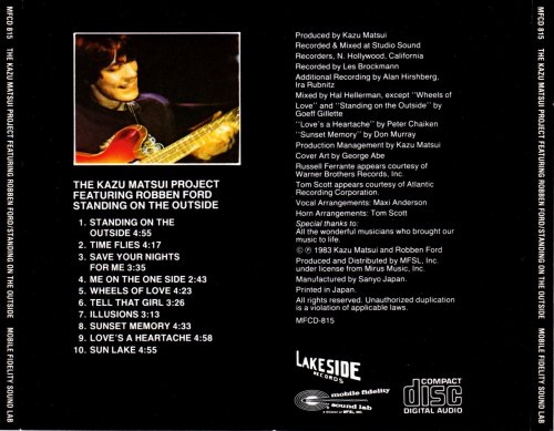The Kazu Matsui Project feat. Robben Ford - Standing on the Outside (1983)