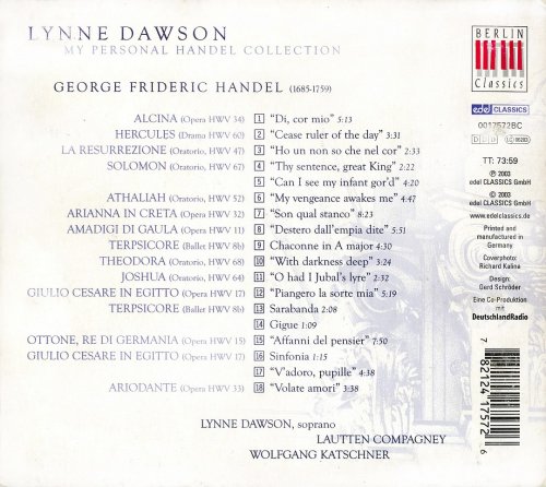 Lynne Dawson - My Personal Handel Collection (2003)