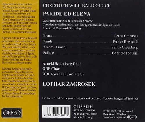 ORF Symphony Orchestra and Chorus & Lothar Zagrosek - Gluck: Paride ed Elena