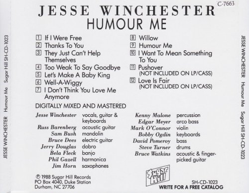 Jesse Winchester - Humour Me (Reissue) (1988/1993)