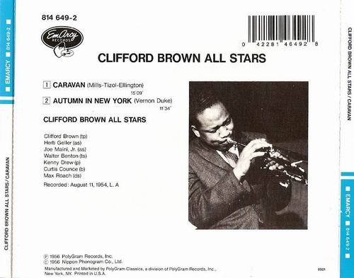 Clifford Brown All Stars - Caravan (1954)