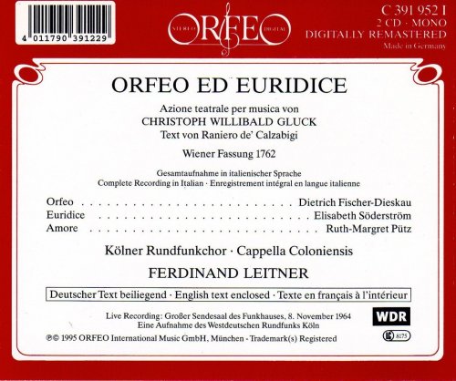 Ferdinand Leitner - Gluck: Orfeo ed Euridice (1995)