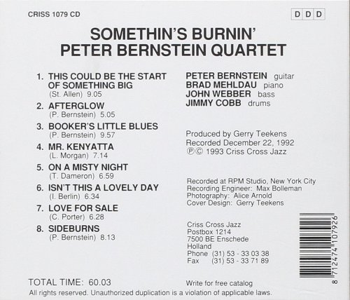 Peter Bernstein - Something's Burnin (1992) FLAC