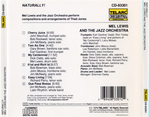 Mel Lewis & The Jazz Orchestra - Naturally! (1979) FLAC