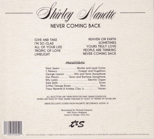 Shirley Nanette - Never Coming Back (Reissue, Remastered) (1972/2014)