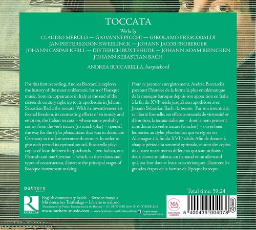 Andrea Buccarella - Toccata: From Claudio Merulo to Johann Sebastian Bach (2019) CD-Rip