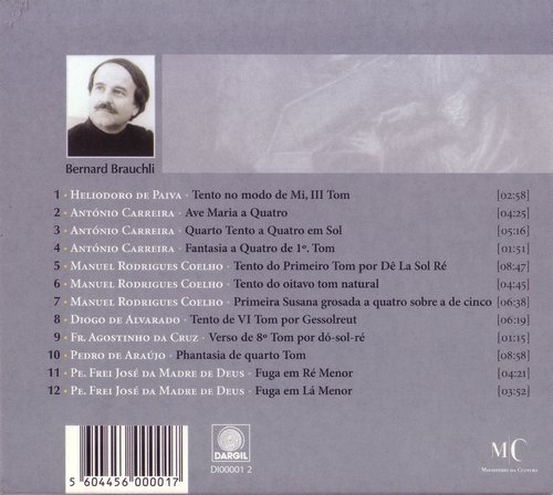 Bernard Brauchli - Música Portuguesa para teclada dos Séculos XVI e XVII (2005)