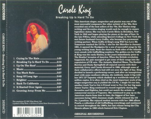 Carole King - Breaking Up Is Hard To Do (1997)