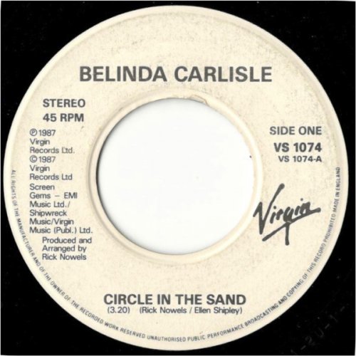 Belinda Carlisle - Circle In The Sand (Maxi CD Single) (1987)