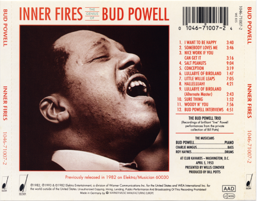 Bud Powell - Inner Fires: The Genius of Bud Powell (1993)