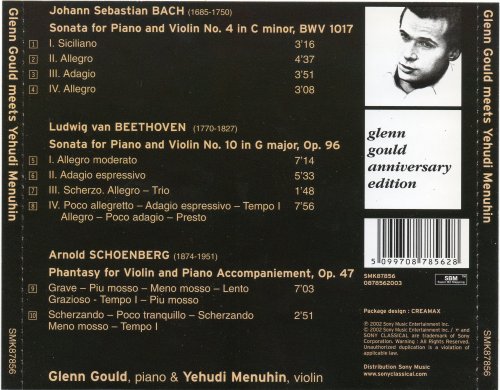 Glenn Gould, Yehudi Menuhin - Bach, Beethoven, Schoenberg (2002)