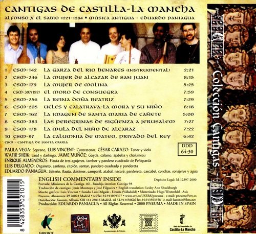 Eduardo Paniagua - Cantigas de Castilla: La Mancha (2000)