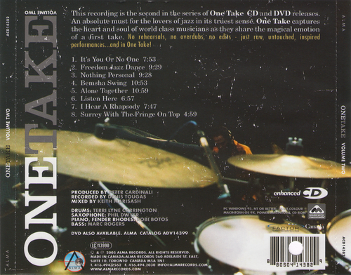 Terri Lyne Carrington, Robi Botos, Phil Dwyer, Marc Rogers - One Take, Vol.2 (2005)