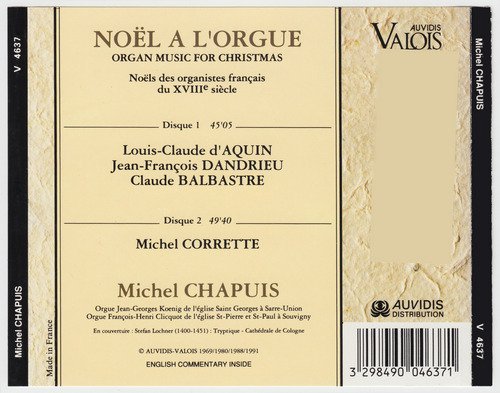 Michel Chapuis - Noël a L'Orgue: Organ Music for Christmas (1992)