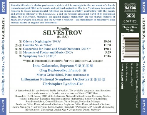 Inna Galatenko, Oleg Bezborodko, Lithuanian National Symphony Orchestra & Christopher Lyndon-Gee - Valentin Silvestrov: Works (2020) [Hi-Res]
