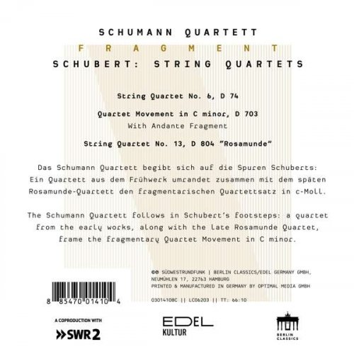 Schumann Quartett - Fragment (Schubert: String Quartets) (2020) [Hi-Res]