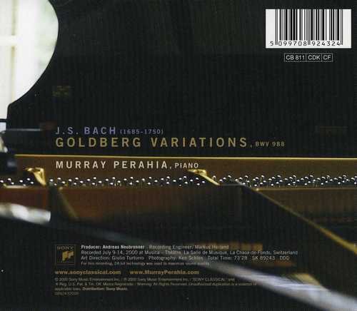 Murray Perahia - J.S. Bach: Goldberg Variations, BWV 988 (2000)